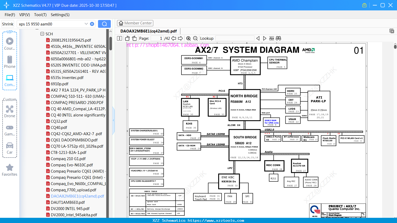 Laptop HP DAOAX2MB6E1(cq42amd)